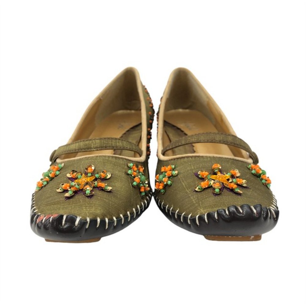 J. Jill  Mary Jane Beaded Kitten Heels Pumps with Strap (Size 7) - Picture 8 of 8